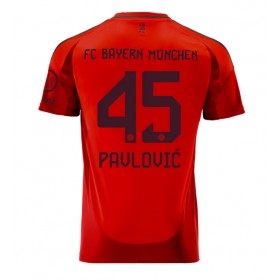 Bayern Munich Aleksandar Pavlovic #45 Heimtrikot 2024-25 Kurzarm